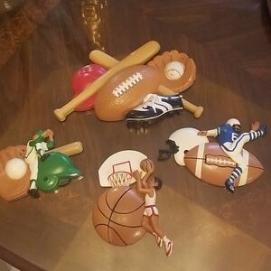 Vintage Home Interior sports plaques